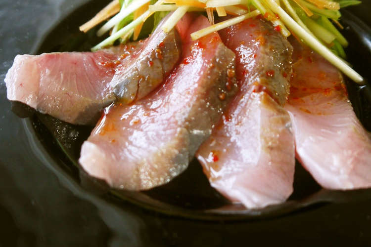 ぶりのお刺身サラダ レシピ 作り方 By 故 レックスのママ クックパッド 簡単おいしいみんなのレシピが353万品