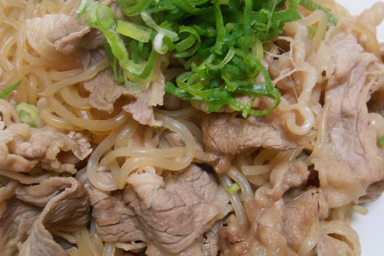 牛バラ切り落とし肉としらたきの炒め煮 レシピ 作り方 By はなおじさん クックパッド 簡単おいしいみんなのレシピが352万品