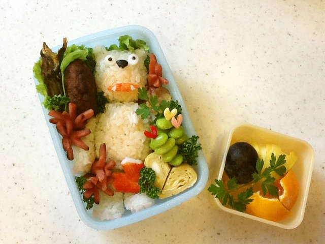 ムシューダのムッシュ熊雄 のキャラ弁 By あそりママ