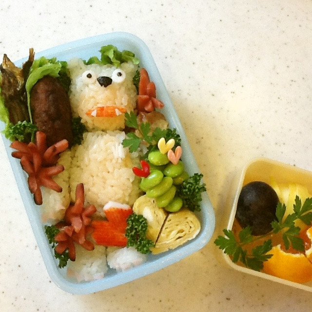 ムシューダのムッシュ熊雄 のキャラ弁 レシピ 作り方 By あそりママ クックパッド 簡単おいしいみんなのレシピが355万品