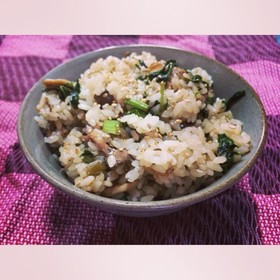 お子様の成長に♪小松菜とじゃこのまぜご飯