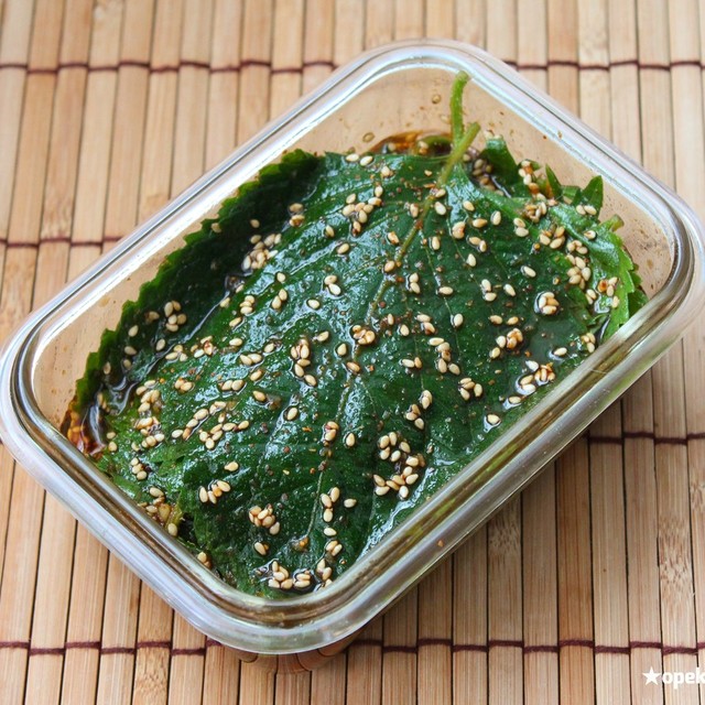 簡単 ご飯によく合うエゴマの葉の醤油漬け レシピ 作り方 By おぺこ クックパッド