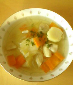 ロシア風魚のスープの画像