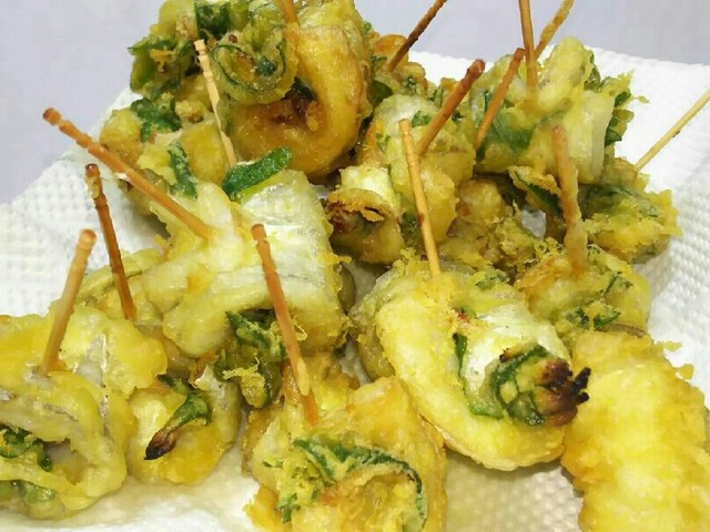 太刀魚の梅しそ天ぷら レシピ 作り方 By 茜音 クックパッド 簡単おいしいみんなのレシピが352万品