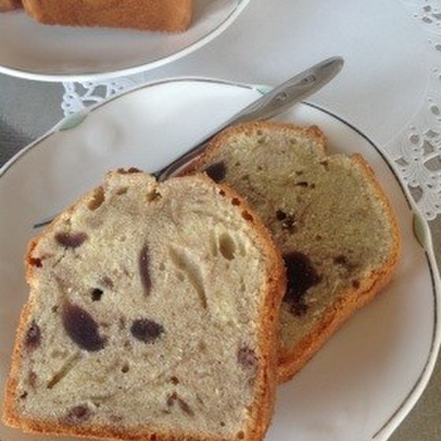 和 なあんこのしっとりパウンドケーキ レシピ 作り方 By ミミック クックパッド 簡単おいしいみんなのレシピが350万品