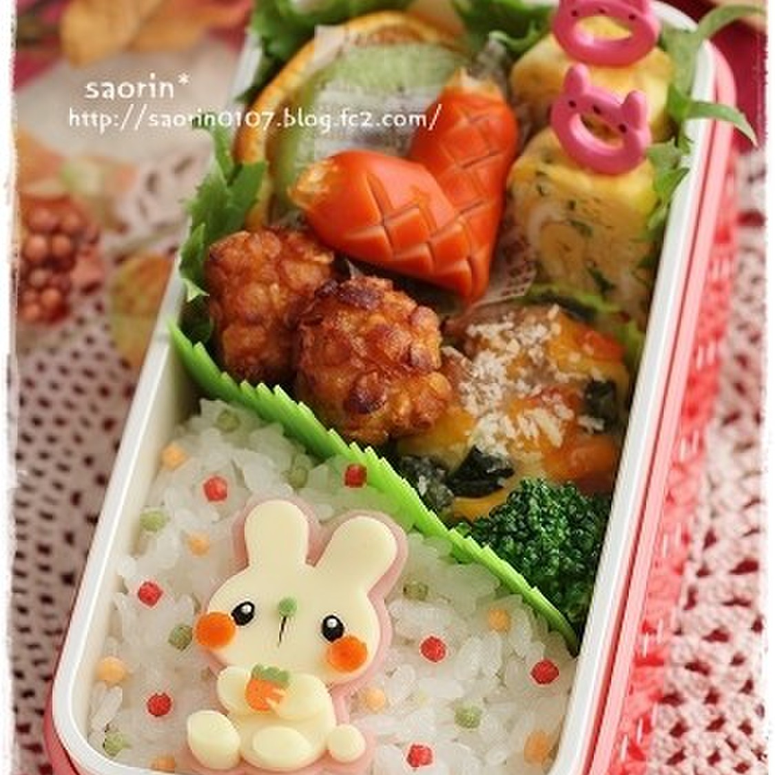 お子様ランチ風♡うさぎ