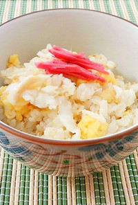 リメイク☆焼魚（ブリ）と卵で混ぜご飯♪