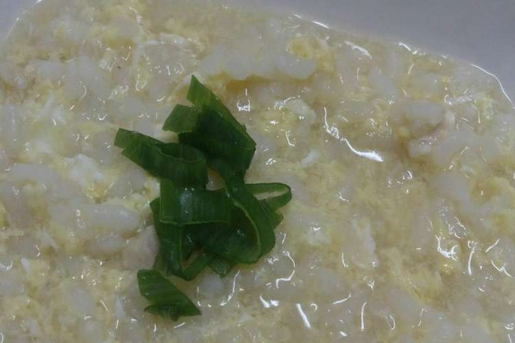 風邪の子供に 生姜たっぷりうちの鶏雑炊 レシピ 作り方 By マナマヒ クックパッド