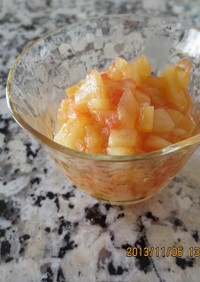 柿×グレープフルーツのささっとジャム