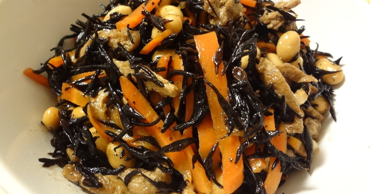 ひじきと大豆の煮物 by まゆるりん 【クックパッド】 簡単おいしいみんなのレシピが367万品