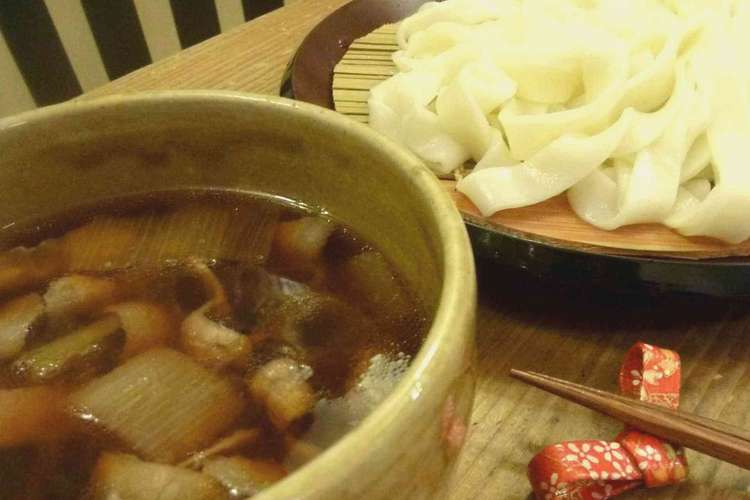 簡単美味 肉汁つけきしめん うどん レシピ 作り方 By Kouayaa クックパッド