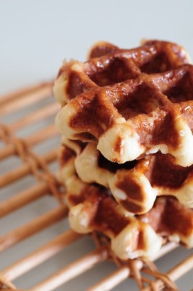 ベルギーワッフル風ワッフル。