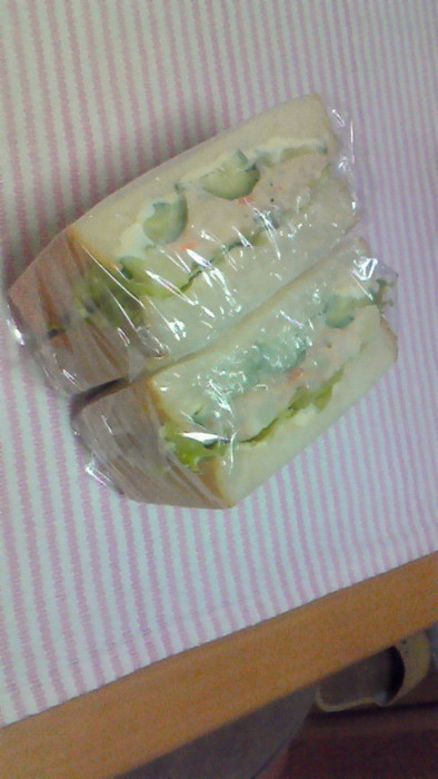 ツナポテトのサンドイッチの写真