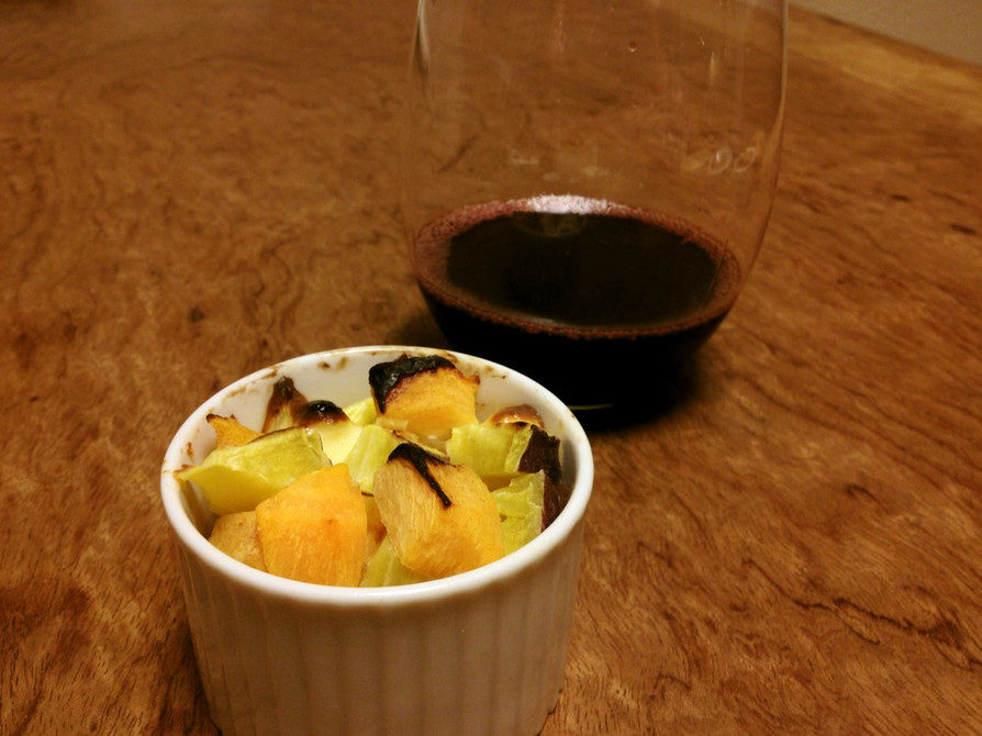 秋を感じよう！薩摩芋と柿でココットカマンの画像