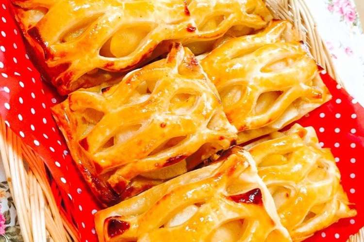 冷凍パイを使って 簡単アップルパイ レシピ 作り方 By のん のん クックパッド 簡単おいしいみんなのレシピが376万品