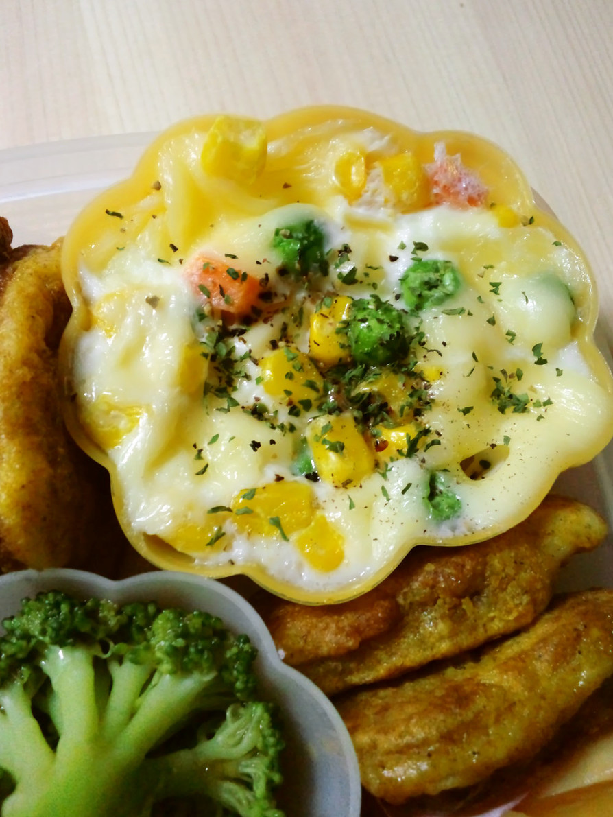 お弁当に☆レンジで簡単卵のおかずの画像
