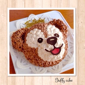 可愛い♪ダッフィーの立体ケーキ♡