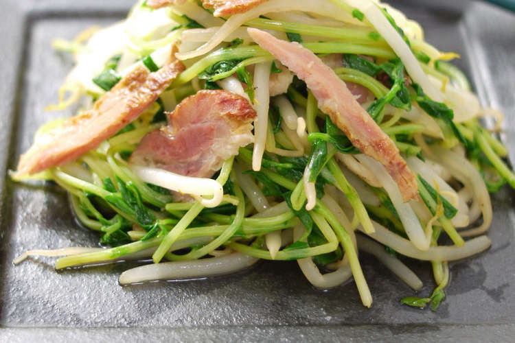 もやしと豆苗のオイスターソース炒め レシピ 作り方 By Milk Crown クックパッド 簡単おいしいみんなのレシピが364万品