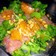 菊菜と生ハムのオレンジサラダ