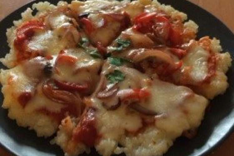 簡単ズボラすぎるカリカリご飯ピザ レシピ 作り方 By Gostosao クックパッド 簡単おいしいみんなのレシピが352万品