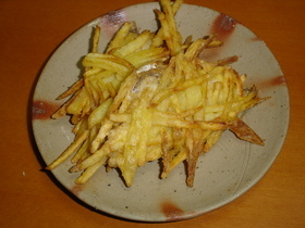 子供も大好き☆アジのじゃがいも衣揚げ