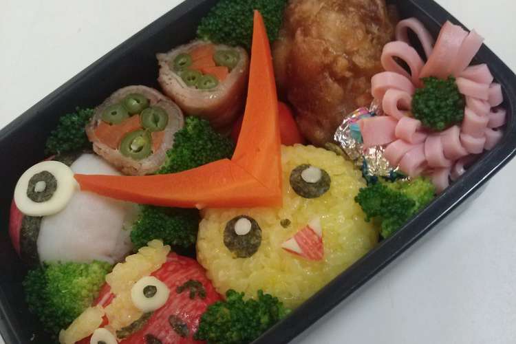 ﾎﾟｹﾓﾝ ﾋﾞｸﾃｨﾆのキャラ弁 レシピ 作り方 By みかん星人ほし クックパッド 簡単おいしいみんなのレシピが353万品