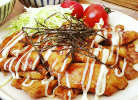 簡単過ぎる♡♥鶏胸肉の照り焼きチキン