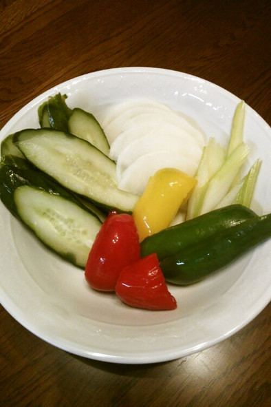 野菜のいろいろ簡単甘酢漬の写真