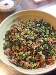 栄養◎大根の葉の味噌炒めの写真
