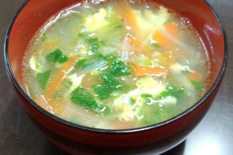 大根の葉を使った中華スープ レシピ 作り方 By Kikomam クックパッド 簡単おいしいみんなのレシピが352万品