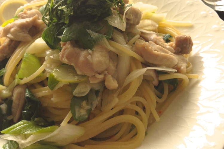 簡単 極旨 鶏肉と下仁田ねぎの和風パスタ レシピ 作り方 By Funcooking クックパッド 簡単おいしいみんなのレシピが352万品