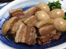 圧力鍋で簡単♪豚の角煮☆