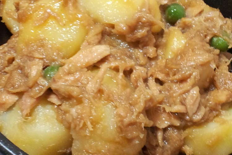 簡単惣菜 じゃがいもとツナの煮物 レシピ 作り方 By ぽてまる太郎 クックパッド
