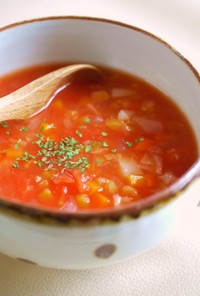 ほっこり☆レンズ豆と野菜のトマトスープ