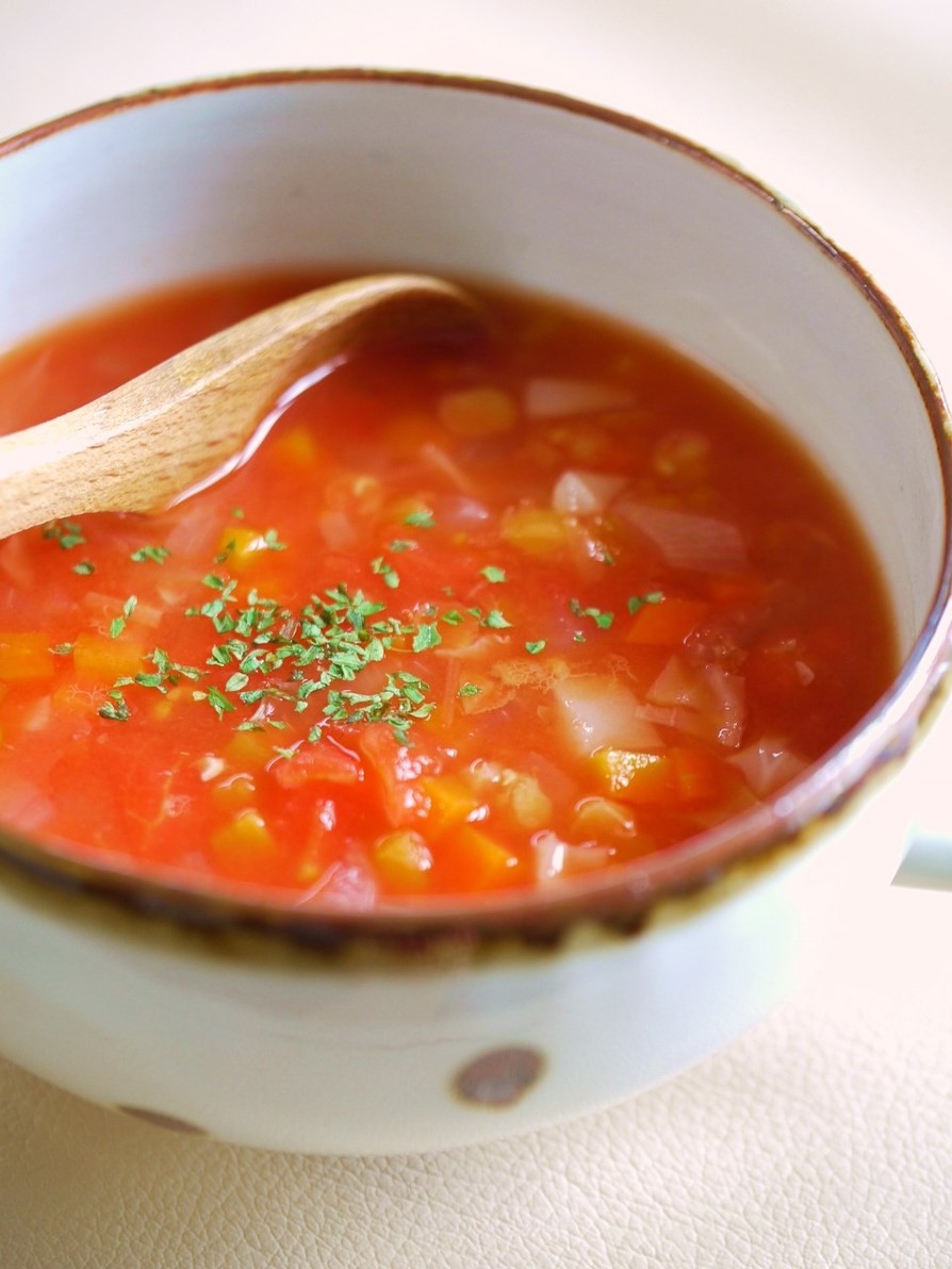ほっこり☆レンズ豆と野菜のトマトスープの画像