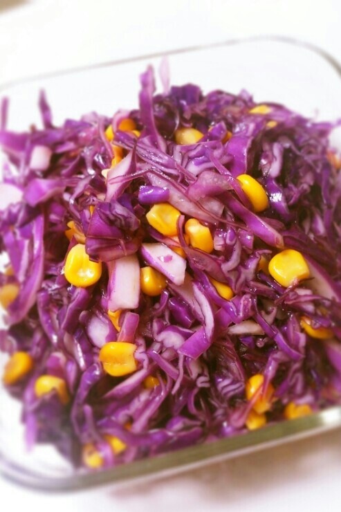 紫キャベツのマリネ風*。゜常備菜にもの画像