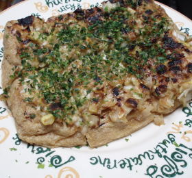 厚揚げねぎ味噌焼き