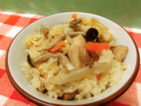 我が家の炊き込みご飯