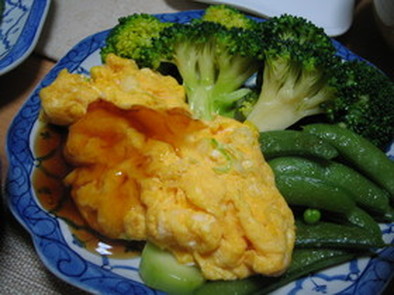 フワフワの芙蓉蟹風の卵料理の写真