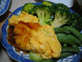 フワフワの芙蓉蟹風の卵料理の画像