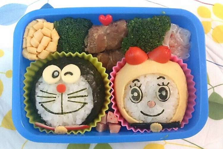 ドラえもん ドラミちゃんキャラ弁 レシピ 作り方 By ナユカ クックパッド 簡単おいしいみんなのレシピが350万品