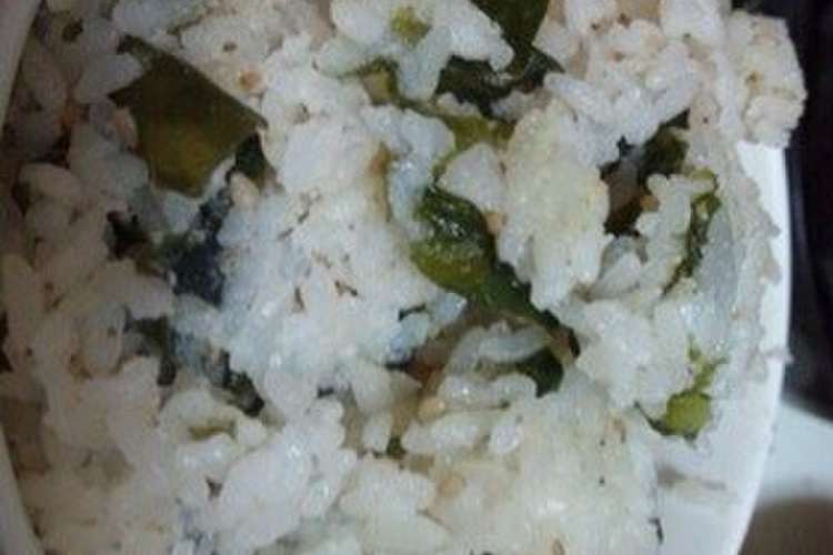 大人も食べたい 給食のワカメご飯 レシピ 作り方 By ユーリャ クックパッド