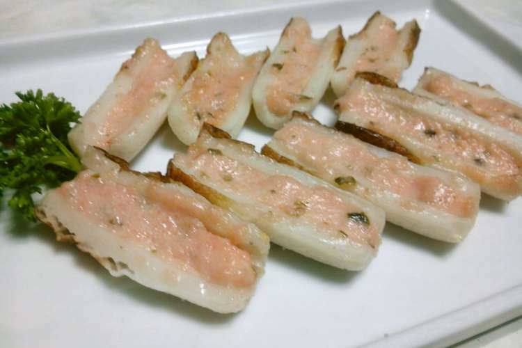 簡単おつまみ ちくわのタラコ焼き レシピ 作り方 By Joypon クックパッド