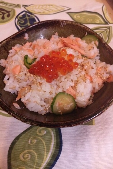 簡単お祝いちらし寿司☆酢飯なし！お子様にの写真