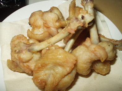 鶏の唐揚げ用 チューリップの作り方の写真