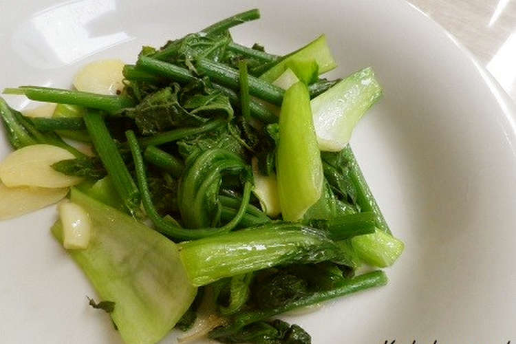 かぼちゃのつるの炒め物 レシピ 作り方 By かたつむり クックパッド