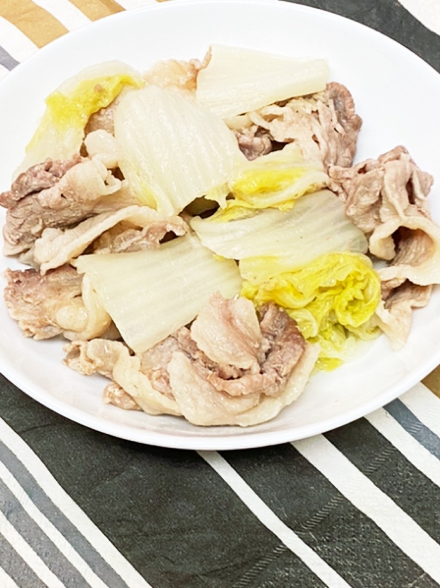 簡単節約♪白菜と豚肉のコンソメ煮の画像