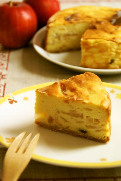 林檎入り☆さつま芋のチーズケーキの画像