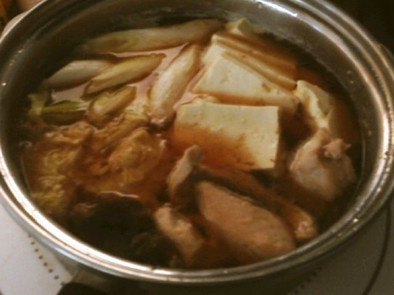 鮭の生姜味噌鍋の写真