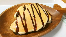 卵不使用!ふんわりチーズパンケーキ